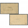 FRANCE PA N°1a ET 2 VARIÉTÉ HAUBAN CASSÉ TIMBRES NEUFS** SIGNÉS BRUN COTE 2575€