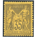 FRANCE CLASSIQUE TYPE SAGE N°93 NEUF SANS GOMME TYPE 2 ANNÉE 1878 COTE 250€