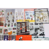 LOT DE BLOCS-FEUILLETS TIMBRES DE FRANCE EN EUROS VALEUR FACIALE 165€
