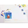 LOT DE 100 ENVELOPPES MONDE PRÉ-AFFRANCHIES POUR LETTRES 20G, THÈMES DIVERS