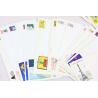 LOT DE 100 ENVELOPPES MONDE PRÉ-AFFRANCHIES POUR LETTRES 20G, THÈMES DIVERS