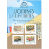 FEUILLETS COLLECTORS SÉRIE N°COL443/445 "VOITURES DE CINÉMA" TIMBRES FRANCE 2021