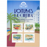 FEUILLETS COLLECTORS SÉRIE N°COL443/445 "VOITURES DE CINÉMA" TIMBRES FRANCE 2021