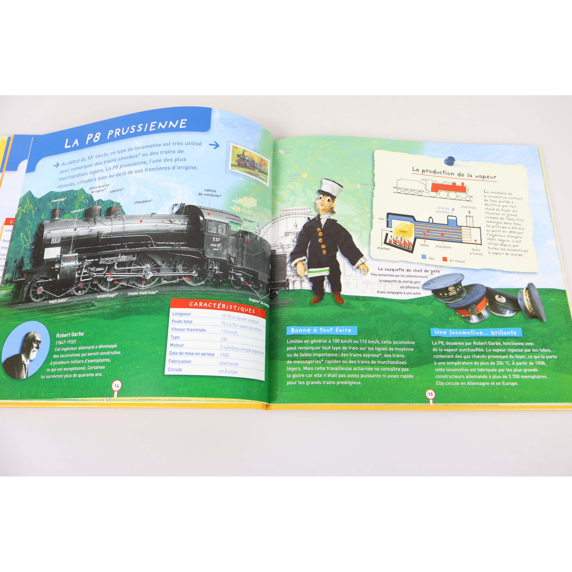 FRANCE, LIVRE DES TIMBRES " LES TRAINS UNE ÉPOPÉE DE LÉGENDE " - ANNÉE 2001