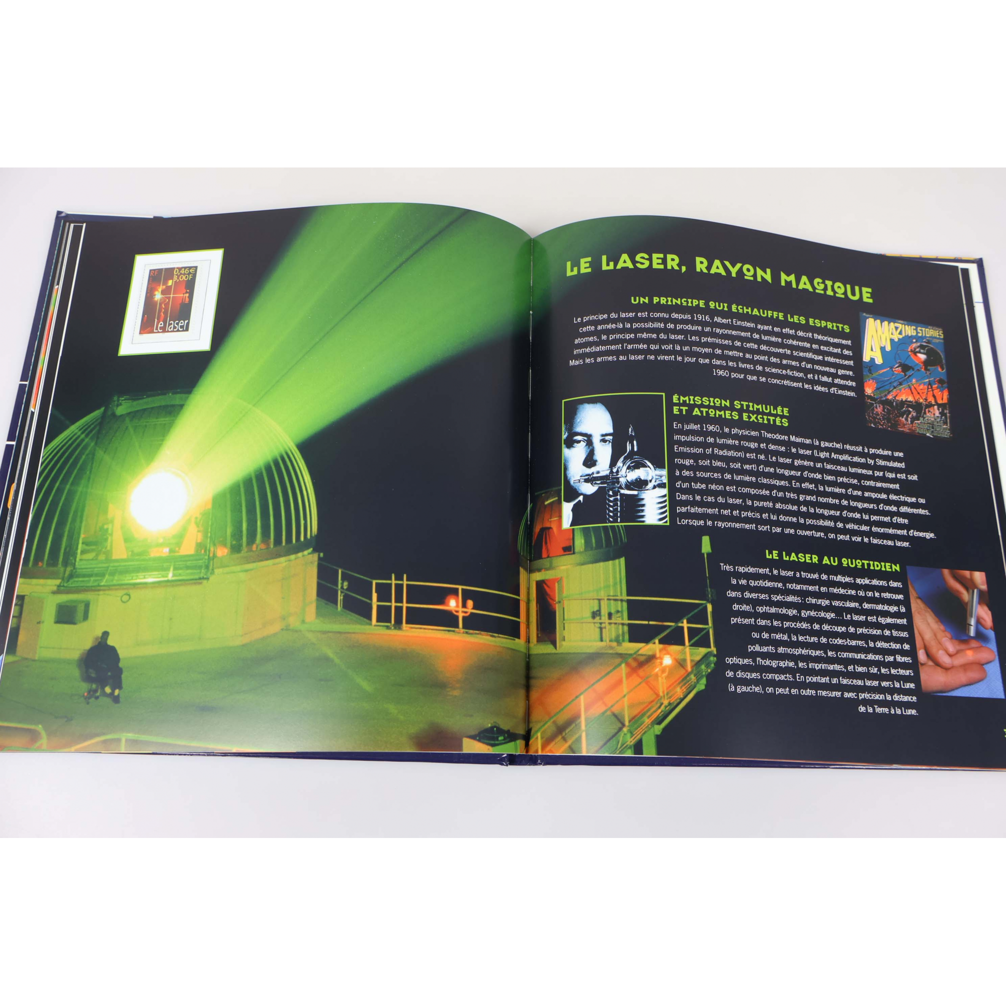 FRANCE, LE LIVRE DES TIMBRES " UN SIÈCLE DE PROGRÈS SCIENTIFIQUES " ANNÉE 2001