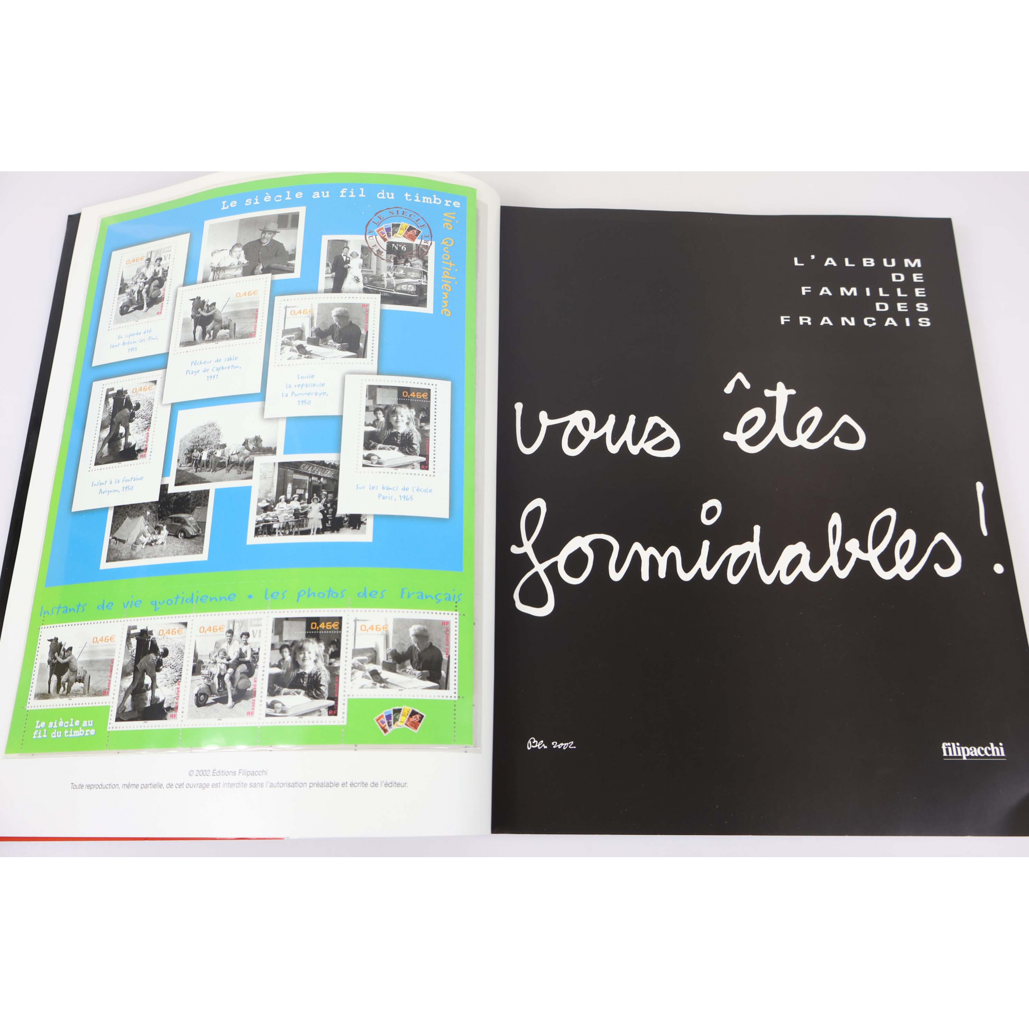 FRANCE LIVRE DES TIMBRES " VOUS ETES FORMIDABLES - VIE QUOTIDIENNE" ANNÉE 2002