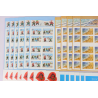 LOT DE 31 CARNETS AUTOADHÉSIFS EN EUROS DE 4.6€ -FRANCE- VALEUR FACIALE 142€