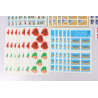 LOT DE 31 CARNETS AUTOADHÉSIFS EN EUROS DE 4.6€ -FRANCE- VALEUR FACIALE 142€