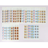 LOT DE 35 CARNETS DE 10 TIMBRES EN EUROS -FRANCE- VALEUR FACIALE 172€