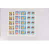 LOT DE 35 CARNETS DE 10 TIMBRES EN EUROS -FRANCE- VALEUR FACIALE 172€