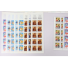LOT DE 35 CARNETS DE 10 TIMBRES EN EUROS -FRANCE- VALEUR FACIALE 172€