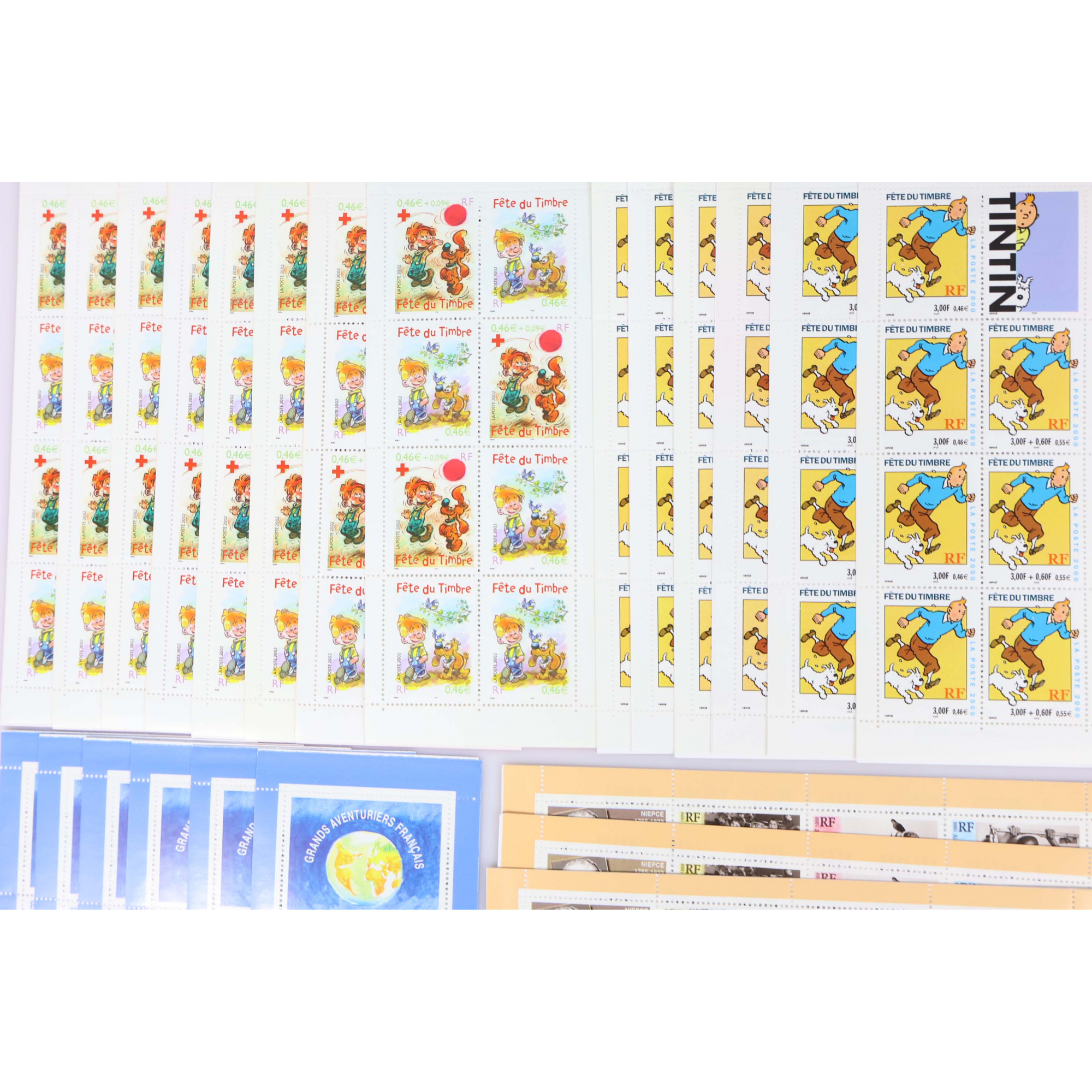 LOT DE CARNETS EN EUROS TIMBRES DE FRANCE POUR AFFRANCHIR VALEUR FACIALE 187€