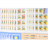 LOT DE CARNETS EN EUROS TIMBRES DE FRANCE POUR AFFRANCHIR VALEUR FACIALE 187€