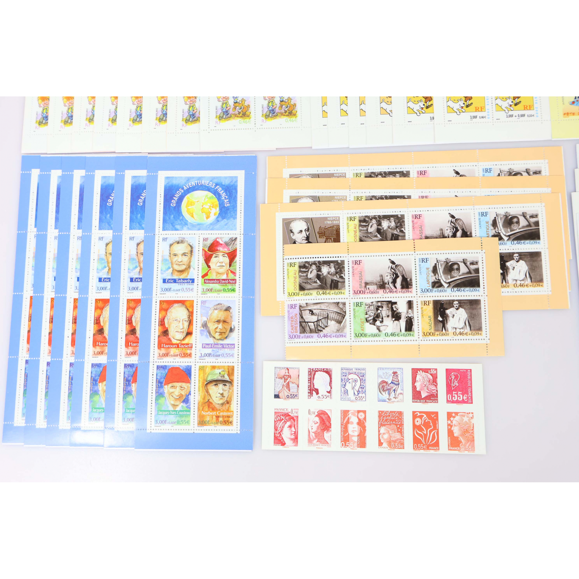 LOT DE CARNETS EN EUROS TIMBRES DE FRANCE POUR AFFRANCHIR VALEUR FACIALE 187€