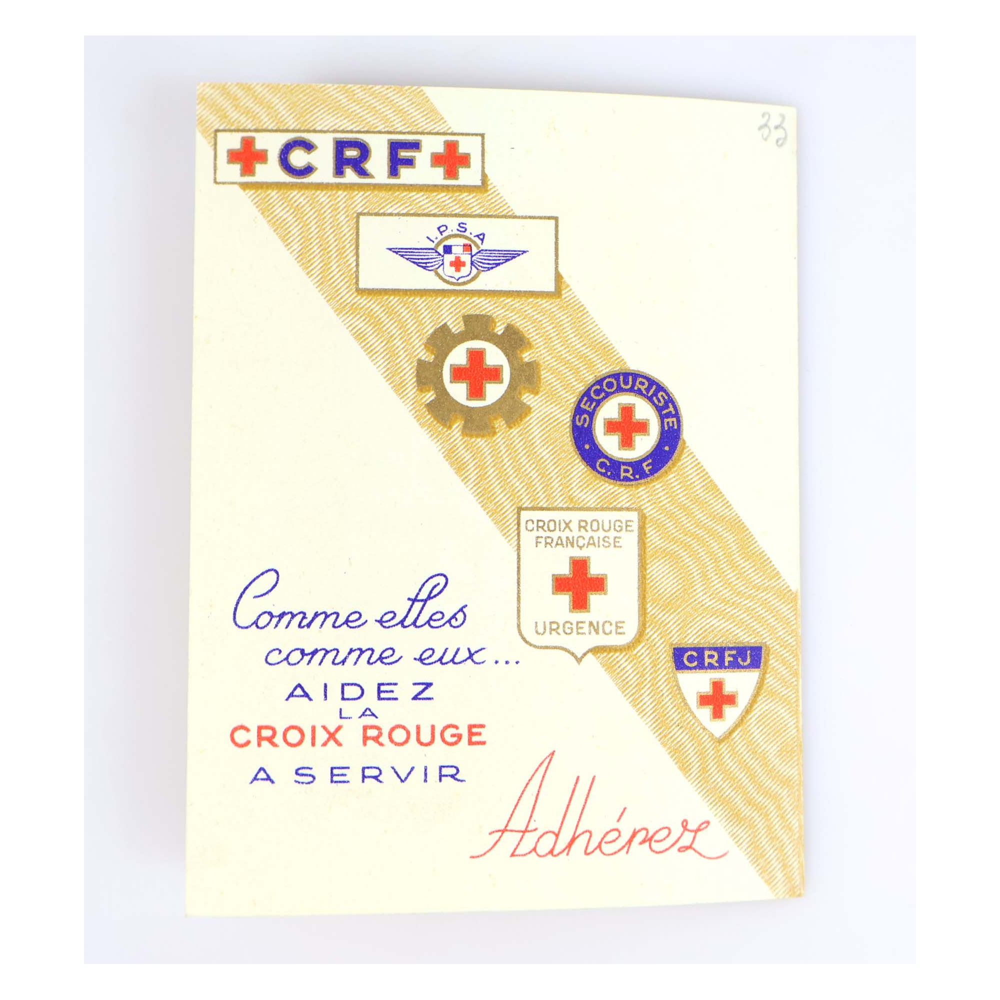 FRANCE CARNET CROIX-ROUGE DE 1954 N°2003 COTE 180€ TIMBRES DE SUPERBE QUALITÉ