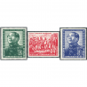 ALLEMAGNE ORIENTALE (DDR) N°38 À 40 SÉRIE COMPLÈTE TIMBRES NEUFS** ANNÉE 1951