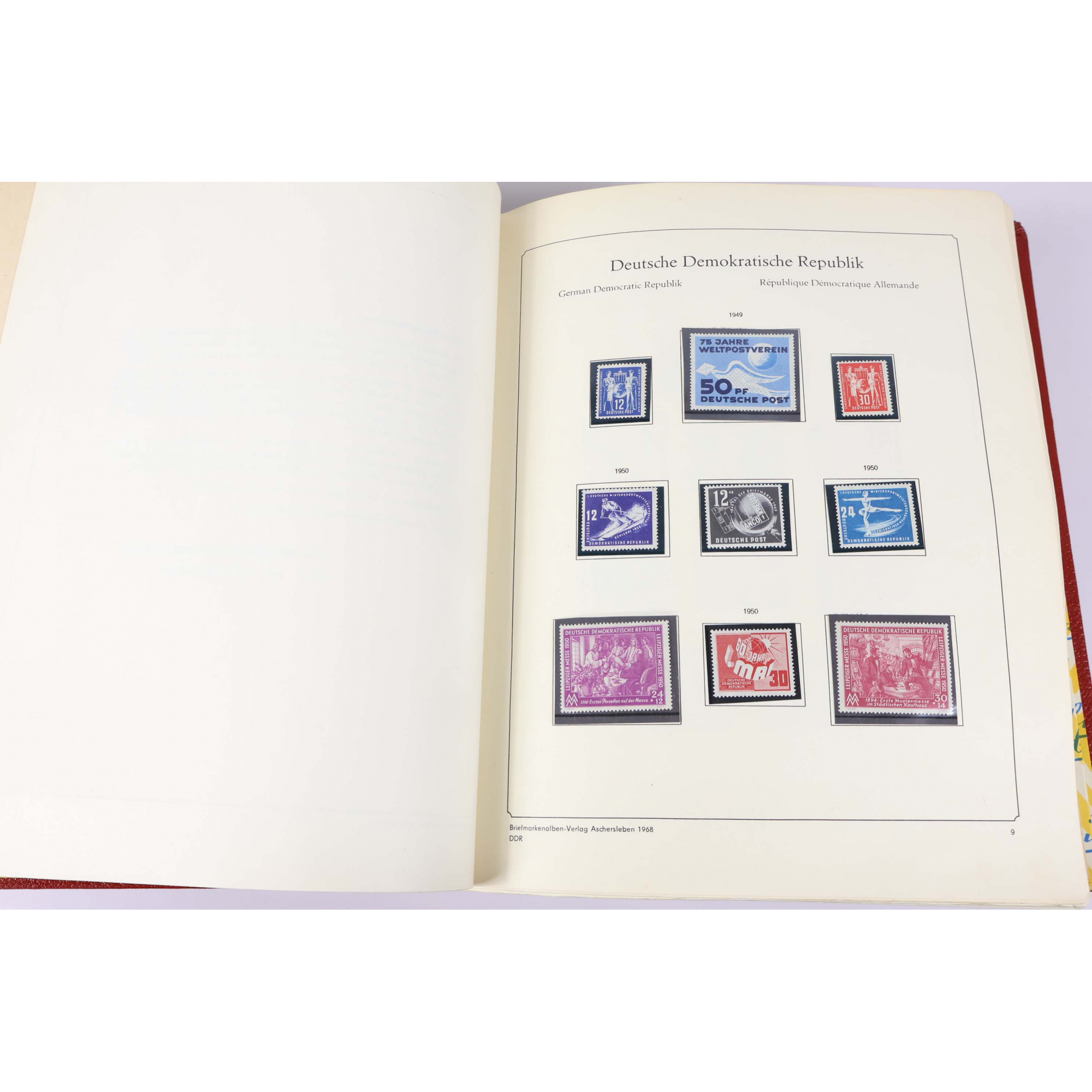 COLLECTION ALLEMAGNE ORIENTALE (DDR) DE 1949 A 1968 TIMBRES NEUFS** OU OBLITÉRÉS