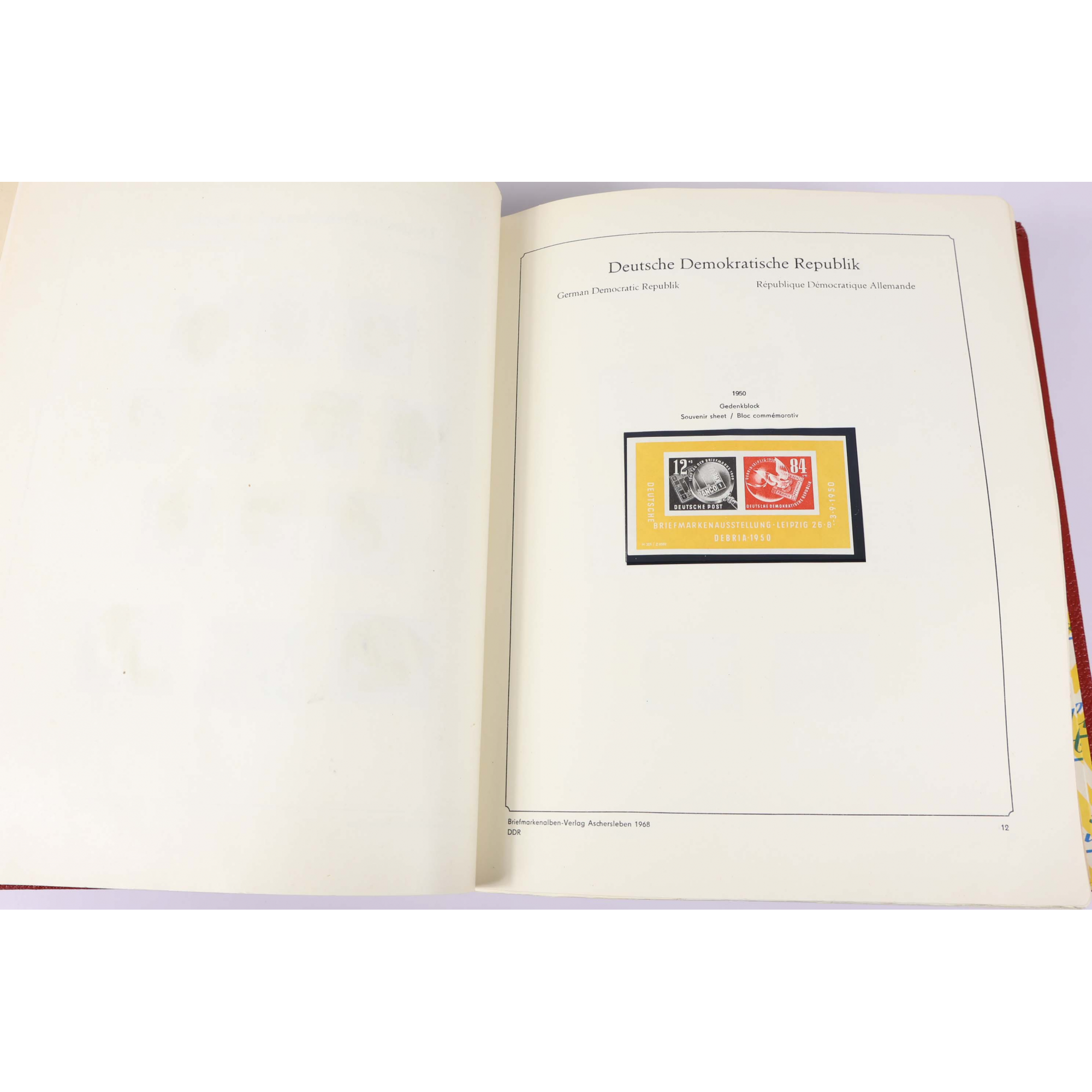 COLLECTION ALLEMAGNE ORIENTALE (DDR) DE 1949 A 1968 TIMBRES NEUFS** OU OBLITÉRÉS