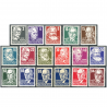 ALLEMAGNE ORIENTALE (DDR) N°91 À 105 SÉRIE COMPLÈTE TIMBRES NEUFS** ANNÉE 1953