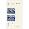 FRANCE LIBRE BLOC DE 4 TIMBRES N°6 AVEC MAGNIFIQUE BORD DE FEUILLE TIMBRES NEUFS