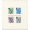 COLONIES FRANCAISES BADE BLOC NEUF N°1 SANS GOMME CROIX-ROUGE ANNÉE 1949