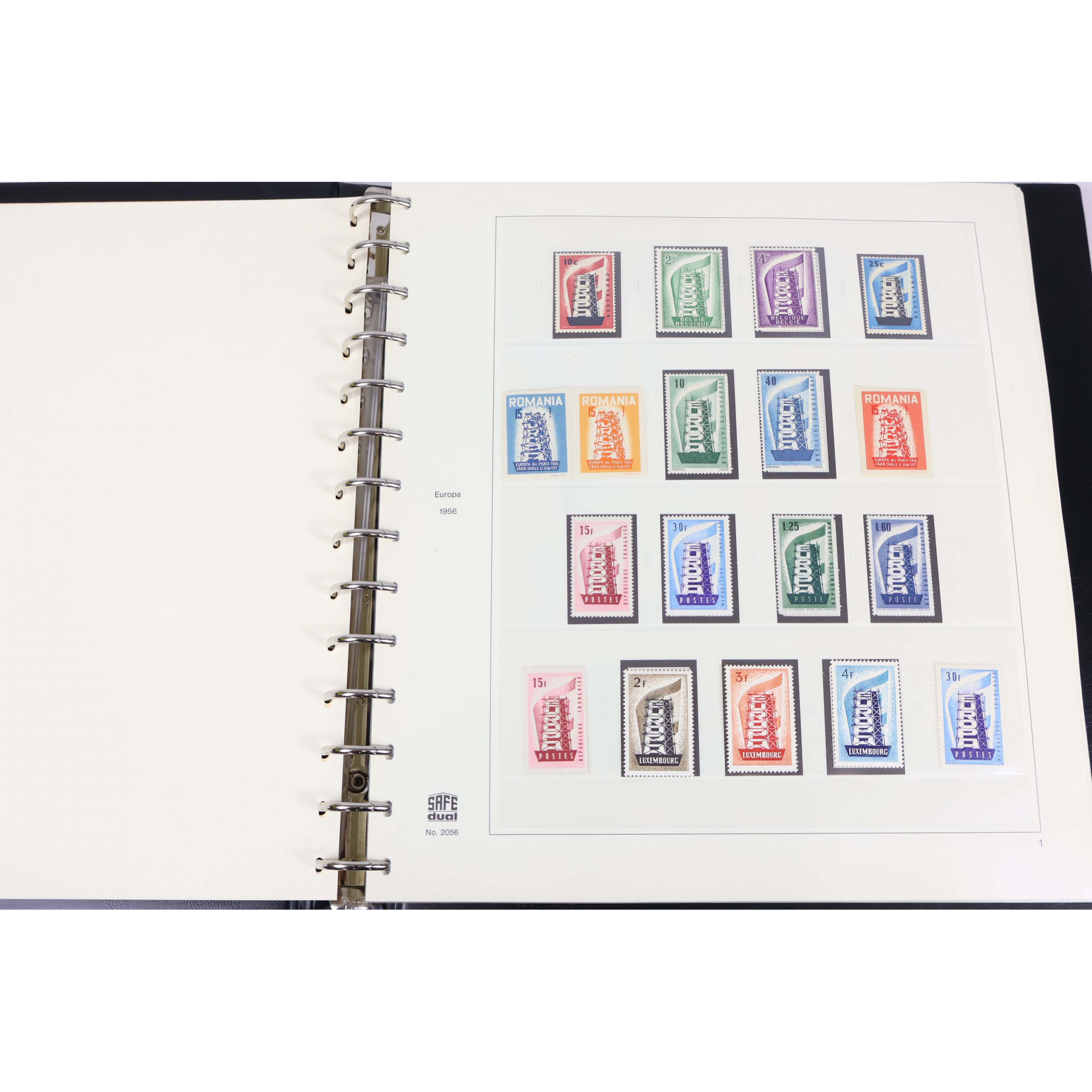 COLLECTION EUROPA CLASSEUR SAFE DE 1956 A 1971 TIMBRES NEUFS COTE IMPORTANTE COLLECTION EUROPA CLASSEUR SAFE DE 1956 A 1971 TIMBRES NEUFS COTE IMPORTANTE