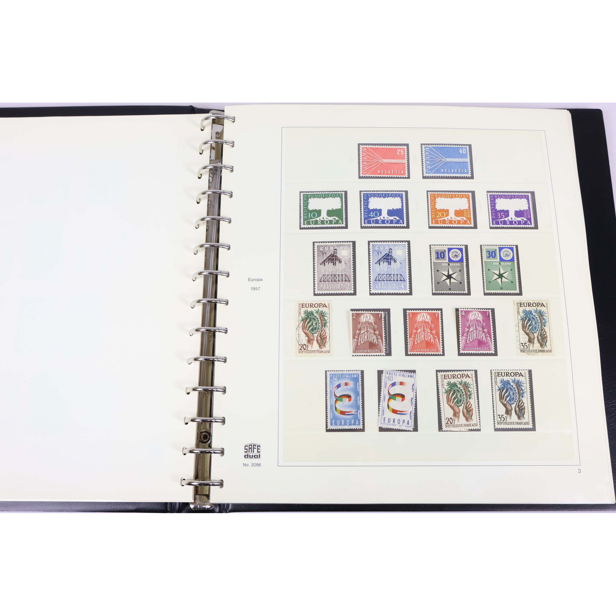 COLLECTION EUROPA CLASSEUR SAFE DE 1956 A 1971 TIMBRES NEUFS COTE IMPORTANTE COLLECTION EUROPA CLASSEUR SAFE DE 1956 A 1971 TIMBRES NEUFS COTE IMPORTANTE