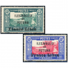 WALLIS ET FUTUNA COLONIES FRANCAISES "FRANCE LIBRE" N°105 ET 108 NEUFS COTE 250€