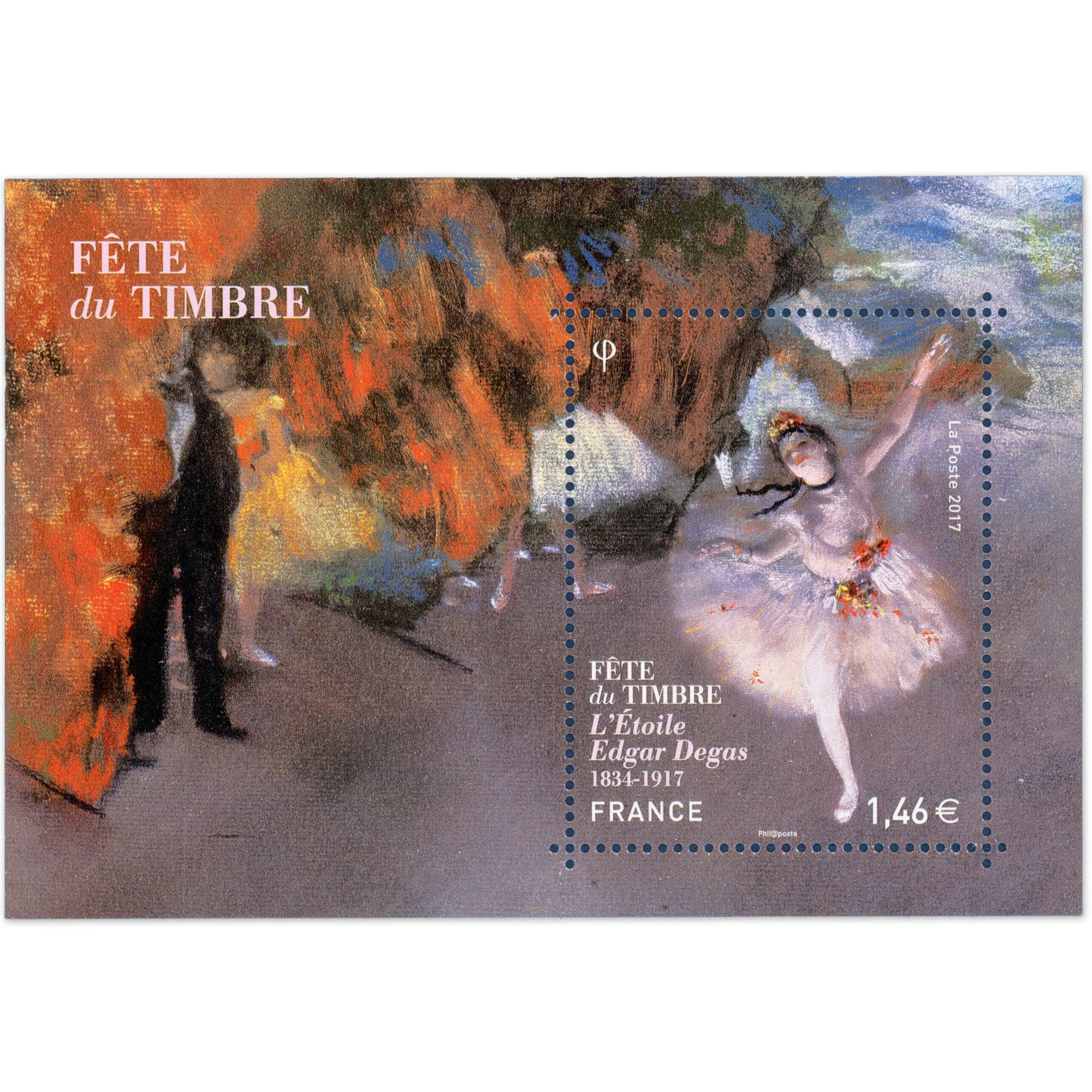 FRANCE FEUILLET N°F5131 FÊTE DU TIMBRE DANSE TIMBRE NEUF** ANNÉE 2017