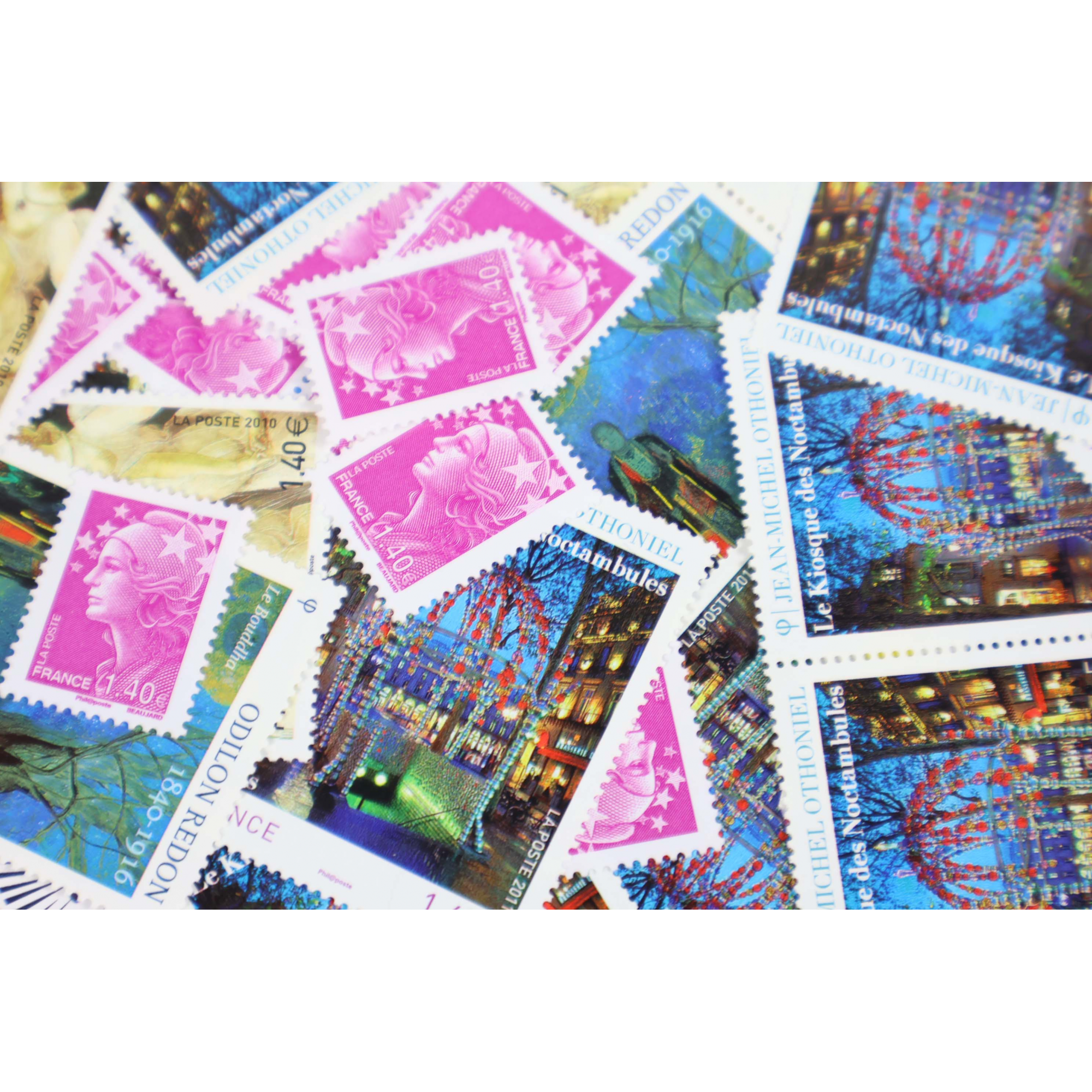 LOT DE 100 TIMBRES FRANCE NEUFS AFFRANCHISSEMENT 1.40 EUROS SOUS FACIALE