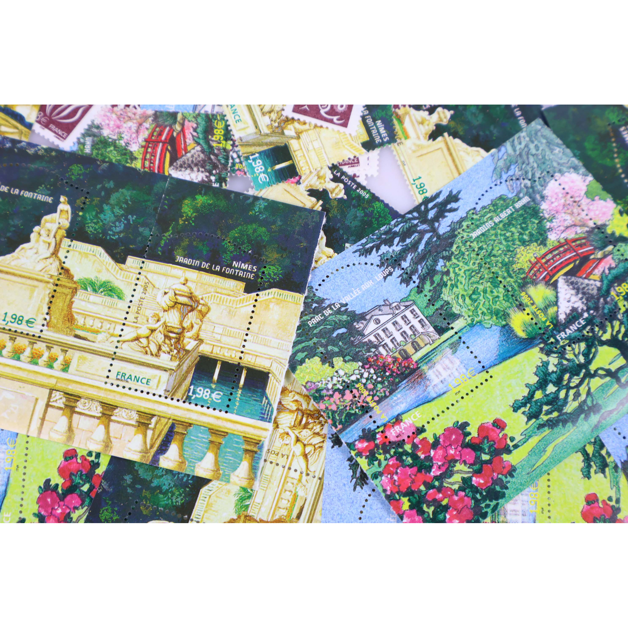 LOT DE 100 TIMBRES FRANCE NEUFS AFFRANCHISSEMENT 1.98 EUROS, -30% FACIALE