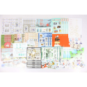 FRANCE LOT DE TIMBRES ET BLOCS/FEUILLETS EN EUROS NEUFS** DE 2014 FACIALE 347€