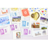 LOT DE TIMBRES AUTOADHESIFS NEUFS FRANCE DE 2014 A 2019 VALEUR FACIALE 73€