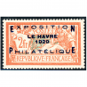 EXPOSITION LE HAVRE N°257A DE 1929 NEUF** TIMBRES DE FRANCE SIGNÉ JF BRUN, RARE