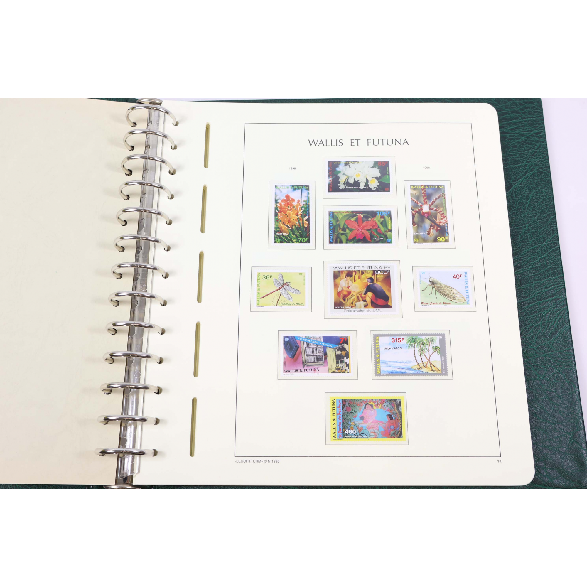 COLLECTION WALLIS ET FUTUNA 1998 À 2005, TIMBRES NEUFS** DANS ALBUM LEUCHTTURM COLLECTION WALLIS ET FUTUNA 1998 À 2005, TIMBRES NEUFS** DANS ALBUM LEUCHTTURM