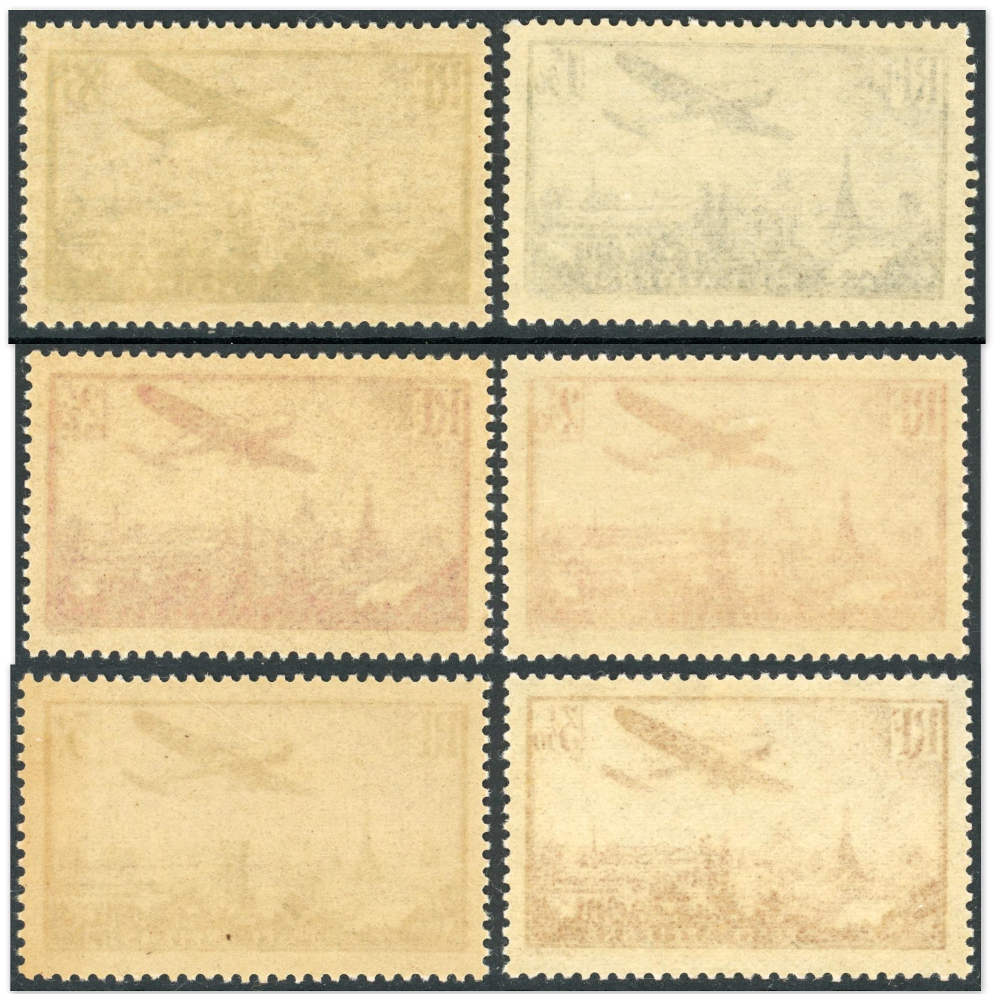 POSTE AÉRIENNE N°8 A 13 SÉRIE COMPLÈTE TIMBRES DE FRANCE NEUF** BELLE QUALITÉ