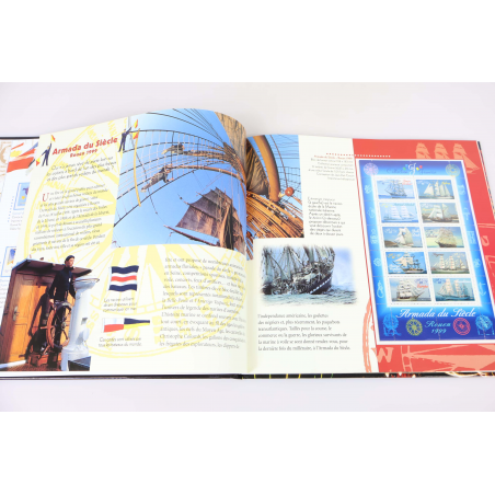 LIVRE DES TIMBRES FRANCE COMPLET ANNÉE 1999 AVEC BOITIER, SIGNES USUELS BOITIER