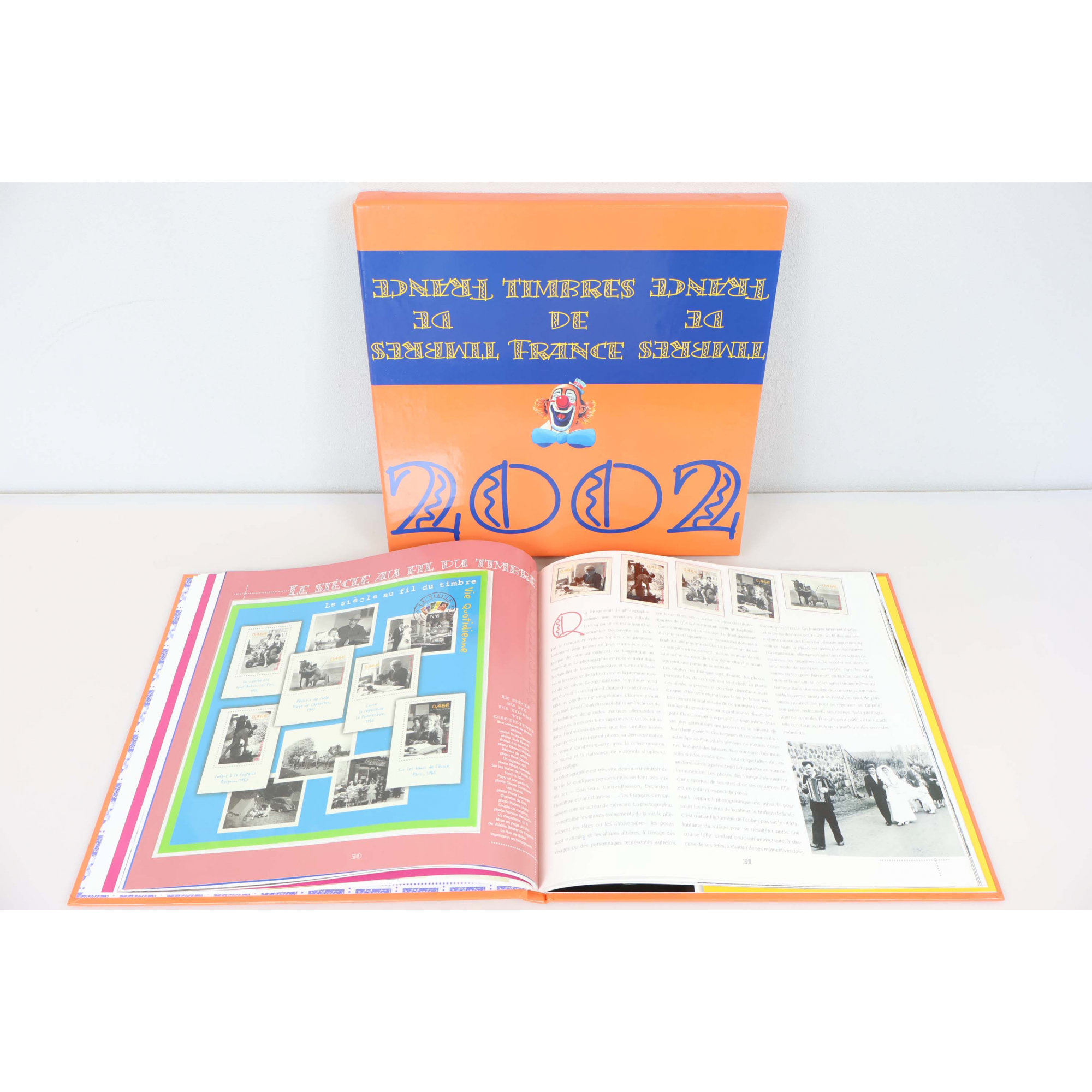 LE LIVRE DES TIMBRES FRANCE COMPLET ANNÉE 2002 NEUFS**, SIGNES USUELS BOITIER