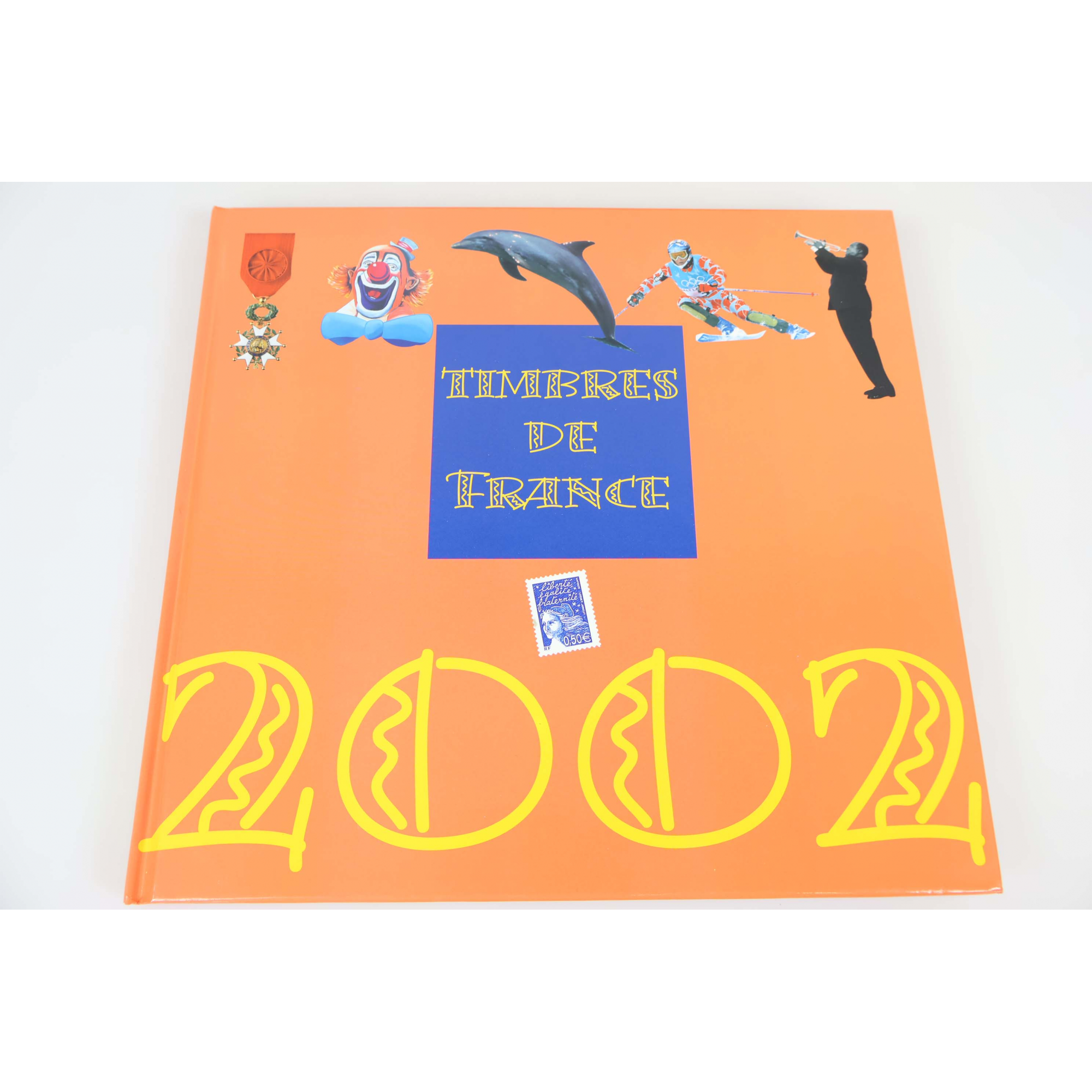 LE LIVRE DES TIMBRES FRANCE COMPLET ANNÉE 2002 NEUFS**, SIGNES USUELS BOITIER