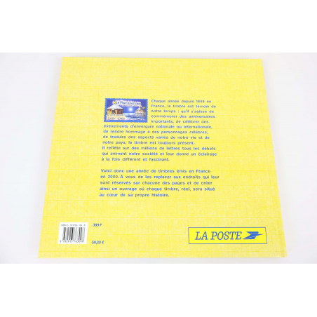 LE LIVRE DES TIMBRES FRANCE COMPLET ANNÉE 2000 NEUFS**, SIGNES USUELS BOITIER