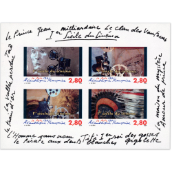 BLOC-FEUILLET NON DENTELÉ N°17a NEUF** QUALITÉ LUXE "UN SIÈCLE DE CINÉMA"