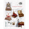 FEUILLET N°F4993 "BOÎTES À MUSIQUES" BLOC DE TIMBRES NEUFS** DE FRANCE DE 2015