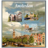 FEUILLET N°F5090 "CAPITALE AMSTERDAM" BLOC DE TIMBRES NEUFS** DE FRANCE DE 2016