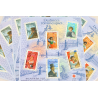 LOT 25 BLOCS N° 60 DESTINÉES ROMANESQUES TIMBRES NEUFS** 0.50€ X 6 FACIALE 75€