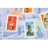 LOT 25 BLOCS N° 60 DESTINÉES ROMANESQUES TIMBRES NEUFS** 0.50€ X 6 FACIALE 75€