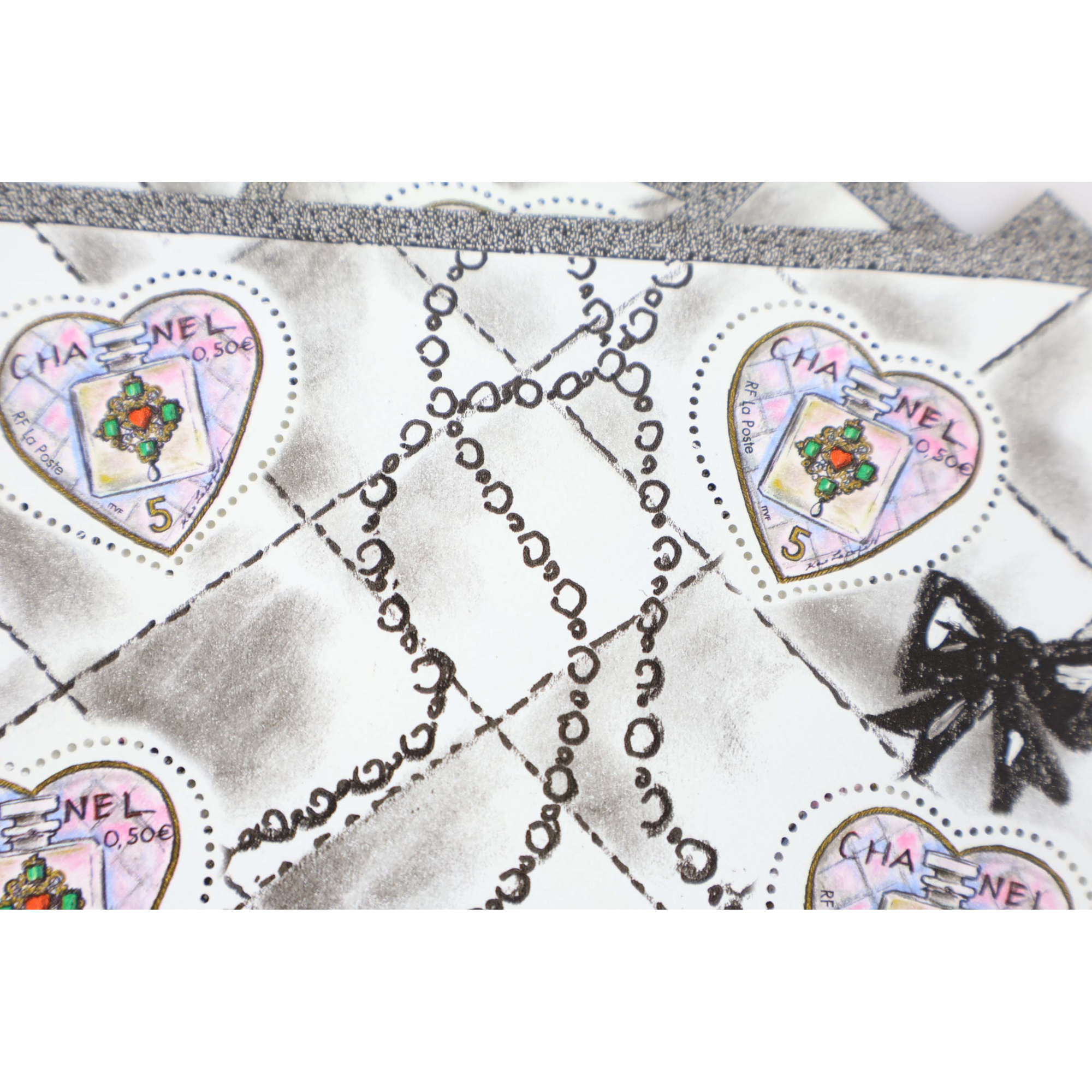 LOT 30 BLOCS N°66 COEURS CHANEL - ST VALENTIN TIMBRES NEUFS** 0.50€ X 5 VF 75€