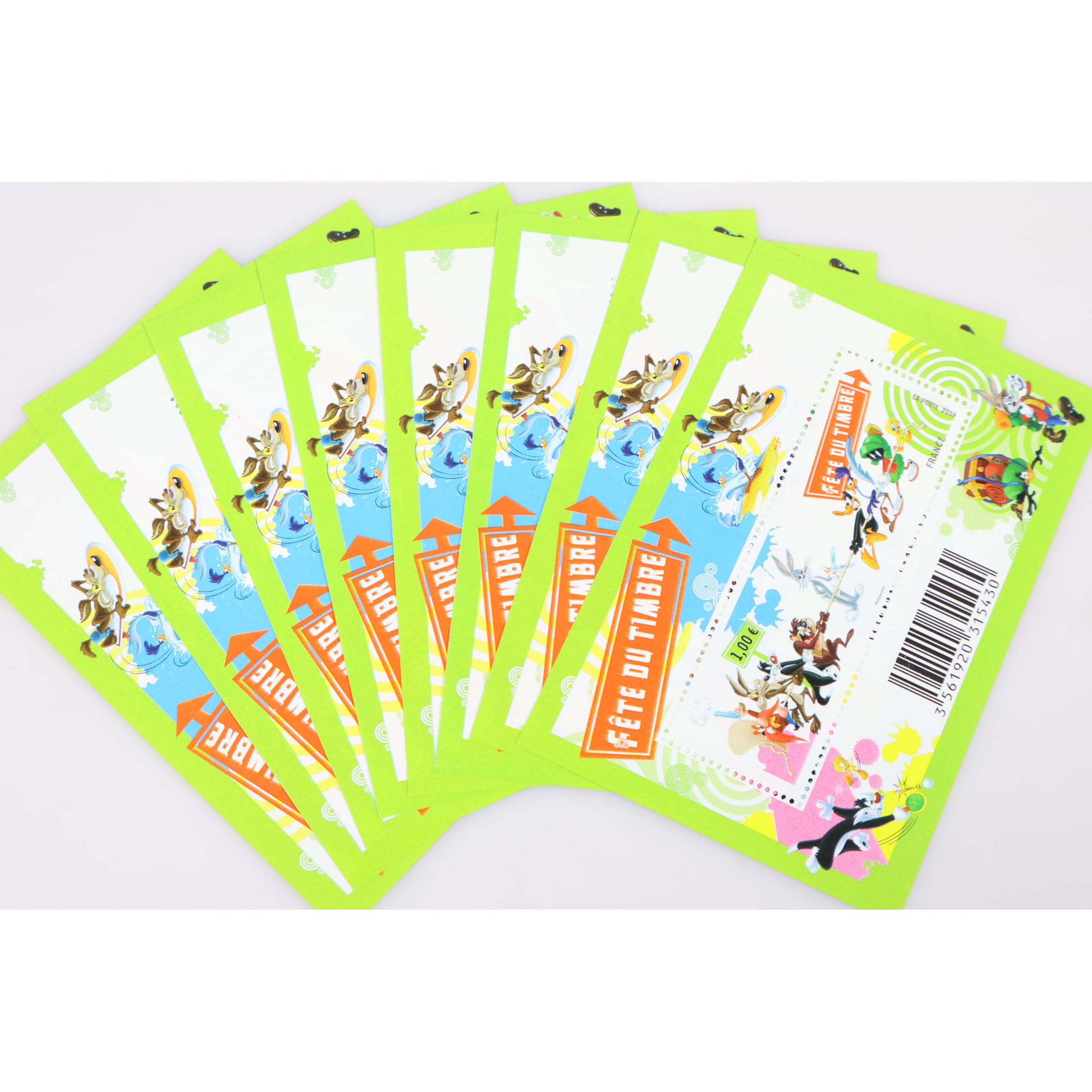 LOT 50 BLOCS N° F4341 FETE DU TIMBRE - LOONEY TUNES TIMBRES NEUFS** 1€ VF 50€