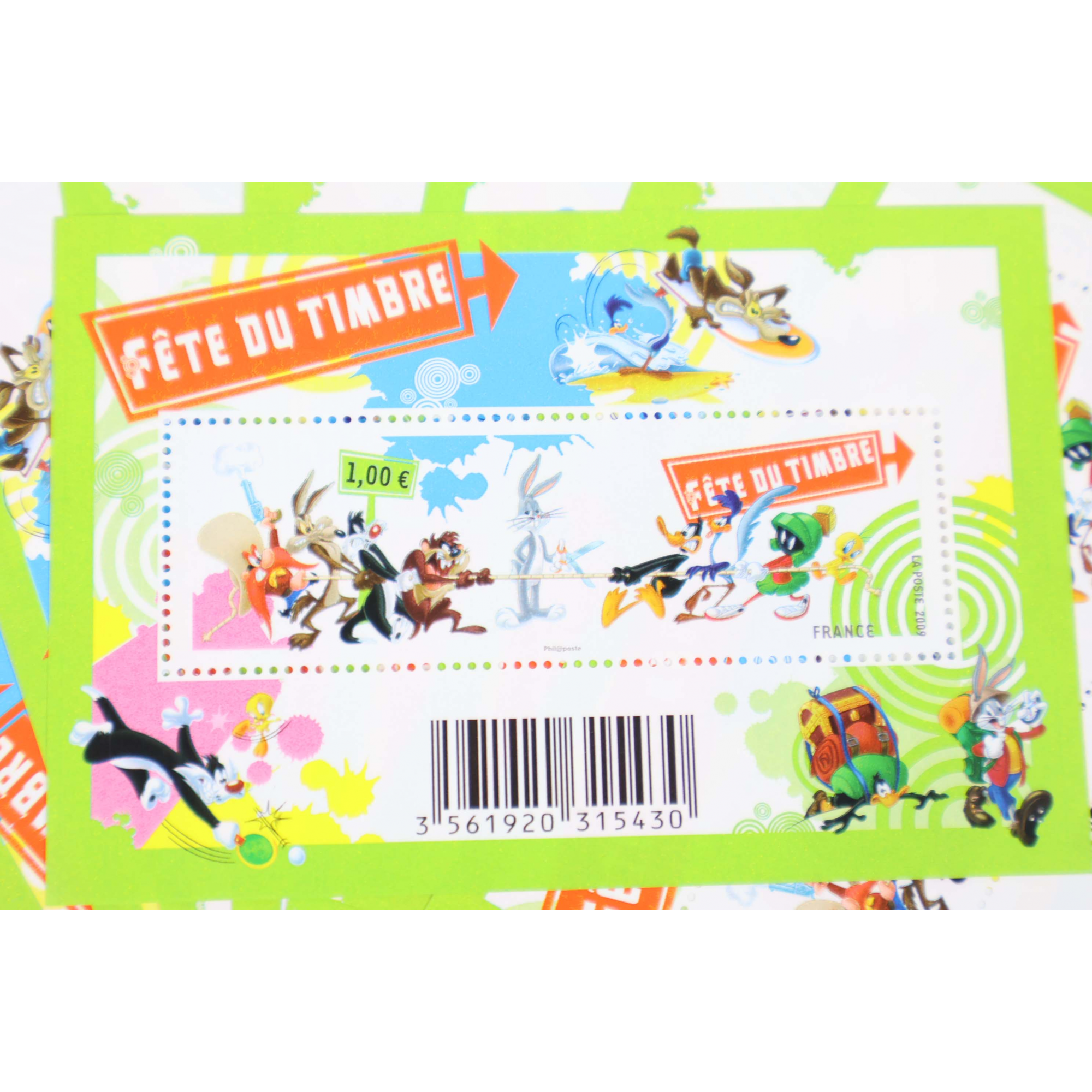 LOT 50 BLOCS N° F4341 FETE DU TIMBRE - LOONEY TUNES TIMBRES NEUFS** 1€ VF 50€