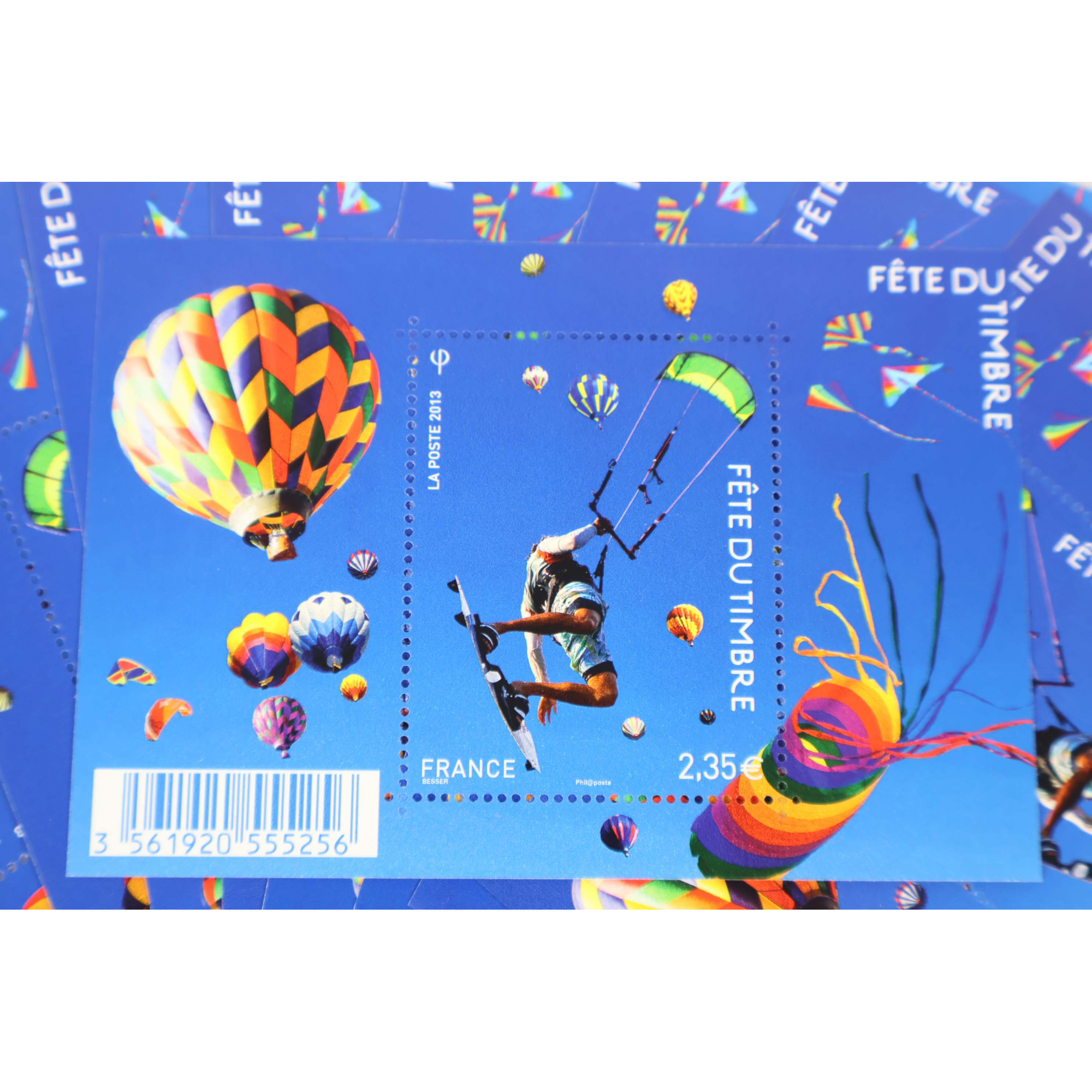 LOT 30 BLOCS N° F4810 FETE DU TIMBRE - KITESURFER TIMBRES NEUFS** 2.35€ VF 70.5€