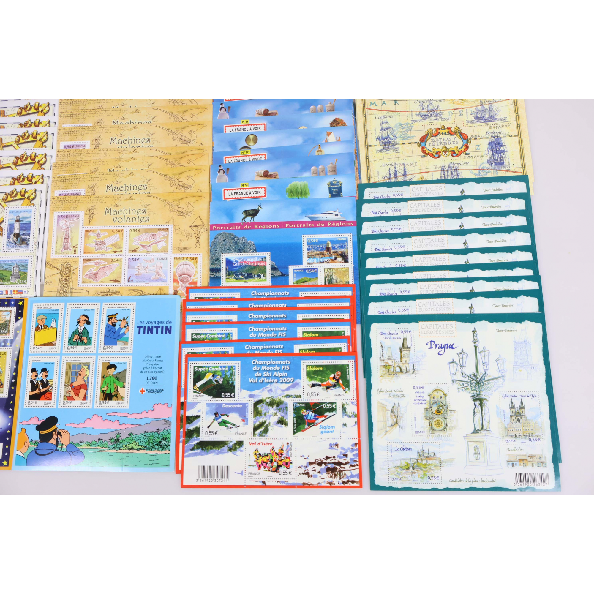 LOT IMPORTANT DE BLOCS-FEUILLETS DE FRANCE TIMBRES NEUFS** FACIALE 219€